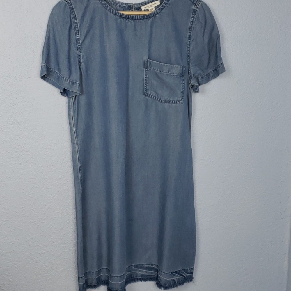 Beachlunchlounge Chambray Dress Size S